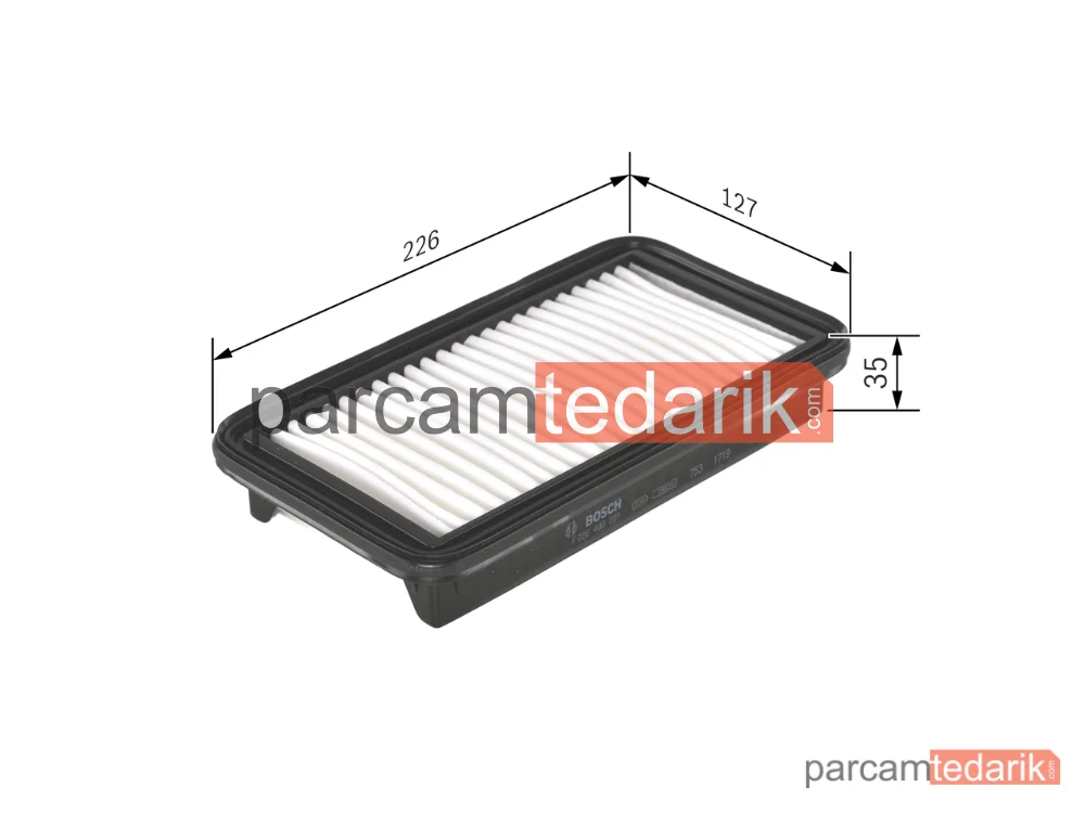 BOSCH F026400201 | Hava Filtresi — Suzuki SX4, Fiat Sedici