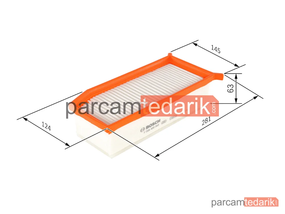 Hava Filtresi — Dacia Duster, Dacia Lodgy, Dacia Dokker - F026400343