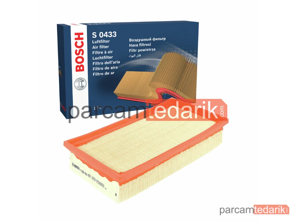 BOSCH F026400433 | Hava Filtresi — Opel Zafira Life, Toyota Proace, Toyota Proace Verso