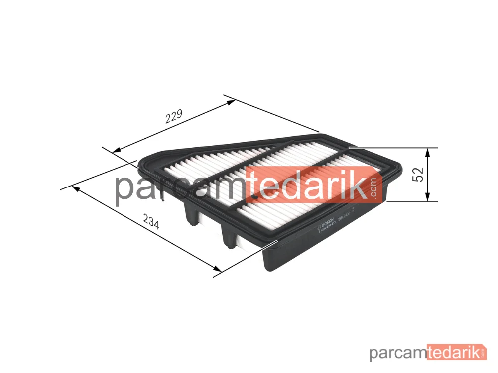BOSCH F026400453 | Hava Filtresi — Honda Civic IX Tourer