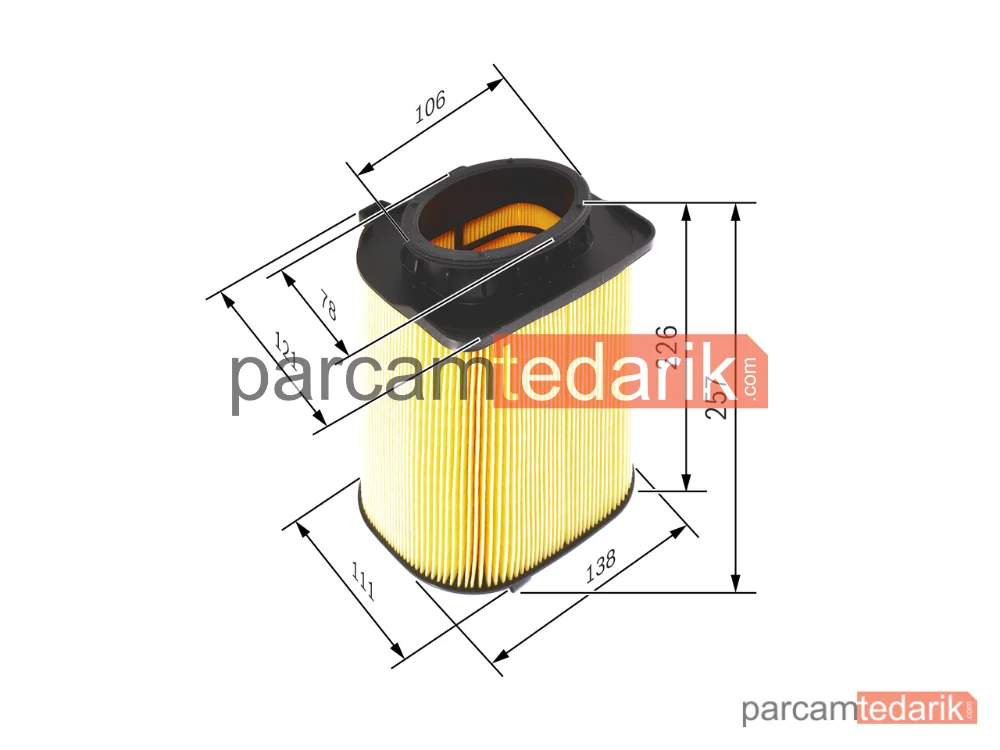 BOSCH F026400480 | Hava Filtresi — Mercedes-Benz E-Serisi, Mercedes-Benz C-Serisi T-Model