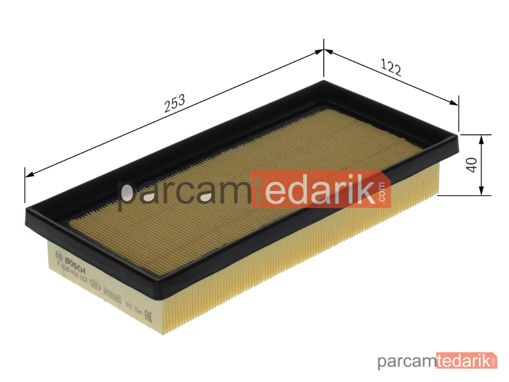 BOSCH F026400507 | Hava Filtresi — Mitsubishi Mirage / Space Star VI, Mitsubishi Mirage VI