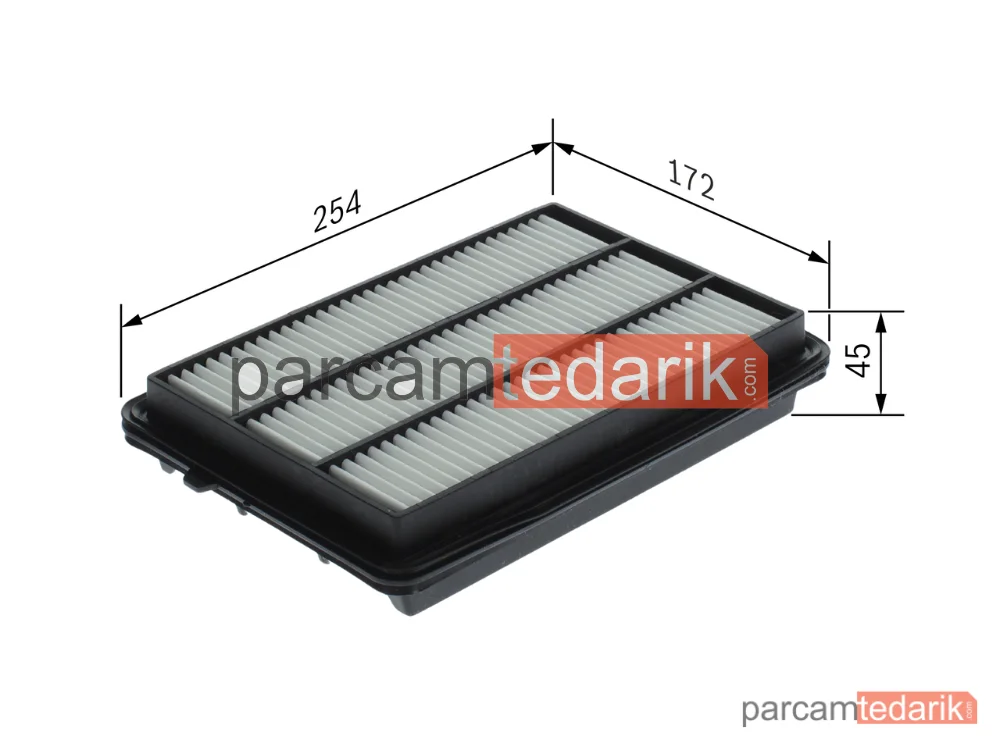 Hava Filtresi — Nissan X-Trail III, Nissan Qashqai II, Renault Kadjar - F026400727