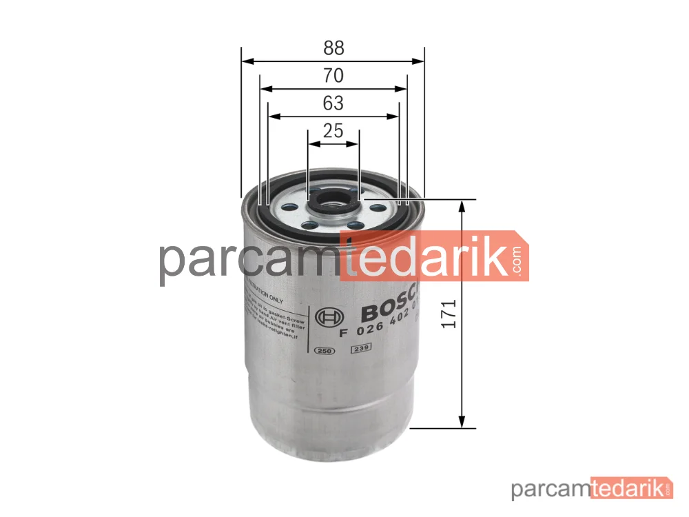 F026402013 | Yakıt Filtresi — Citroen Jumper II, Fiat Ducato, Peugeot Boxer