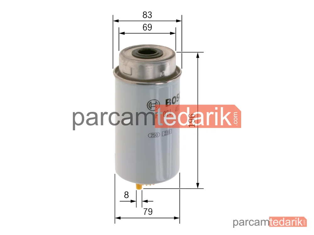 BOSCH F026402040 | Yakıt Filtresi — Ford Transit, Ford Transit Tourneo, LTI TX