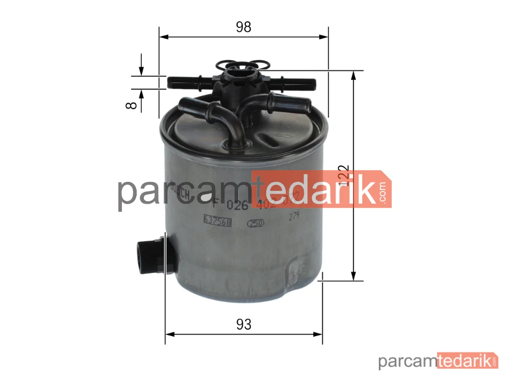 BOSCH F026402072 | Yakıt Filtresi — Dacia Logan, Dacia Logan Mcv, Suzuki Jimny Suv
