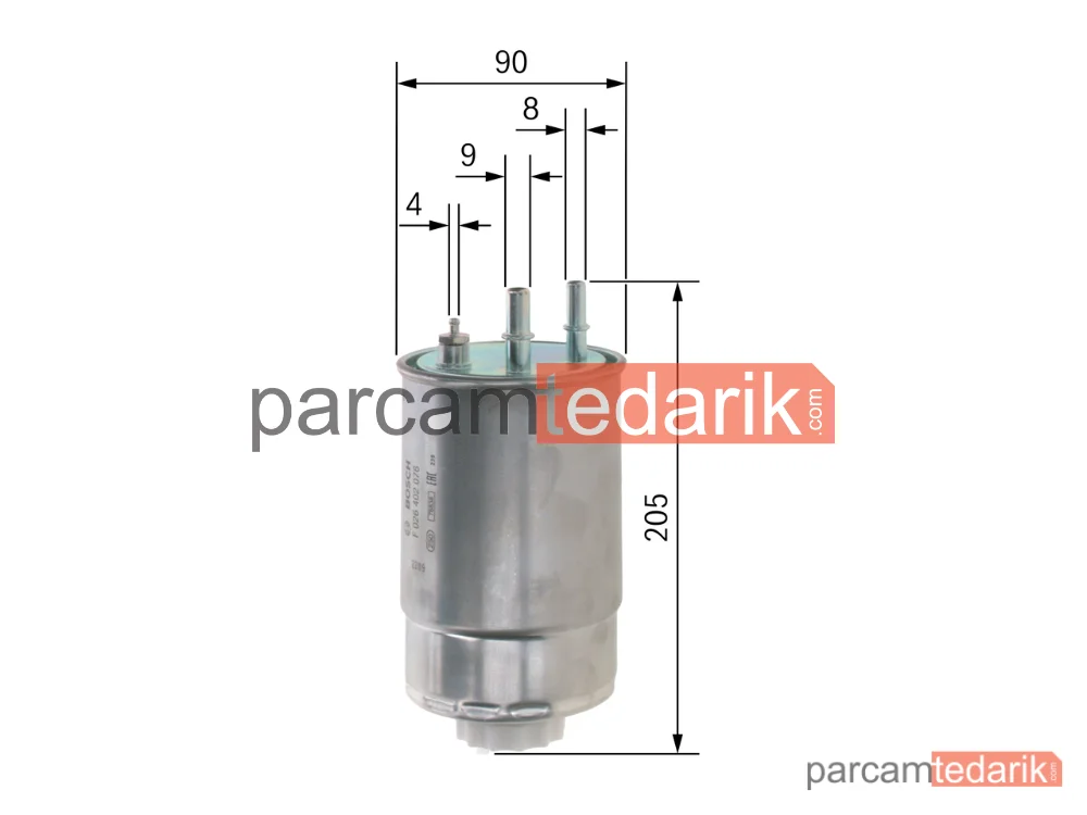 BOSCH F026402076 | Yakıt Filtresi — Fiat Bravo II, Alfa Romeo 159 Sportwagon, Lancia Delta III