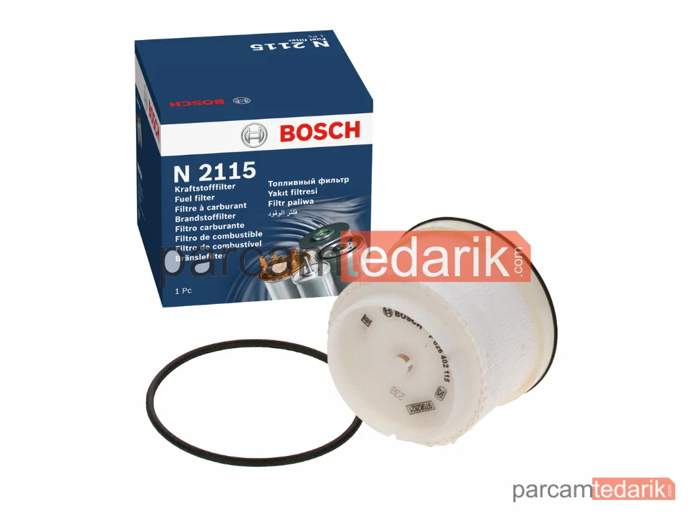 BOSCH F026402115 | Yakıt Filtresi — Toyota Hilux VII Pick-Up, Mitsubishi L200 / Triton, Fiat Fullback Pick-Up