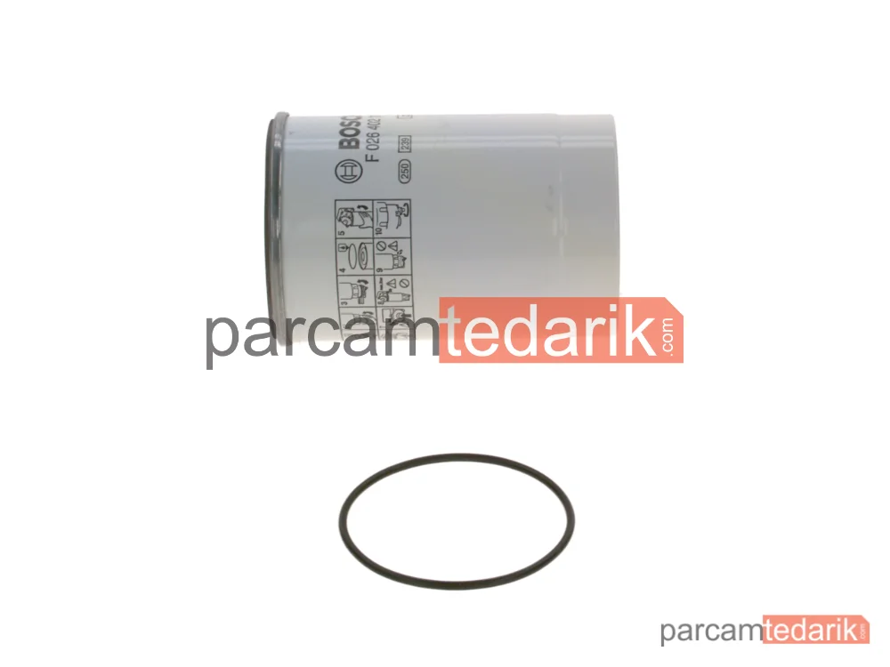BOSCH F026402118 | Yakıt Filtresi — Volvo FH12, Volvo FH16, Volvo FM12