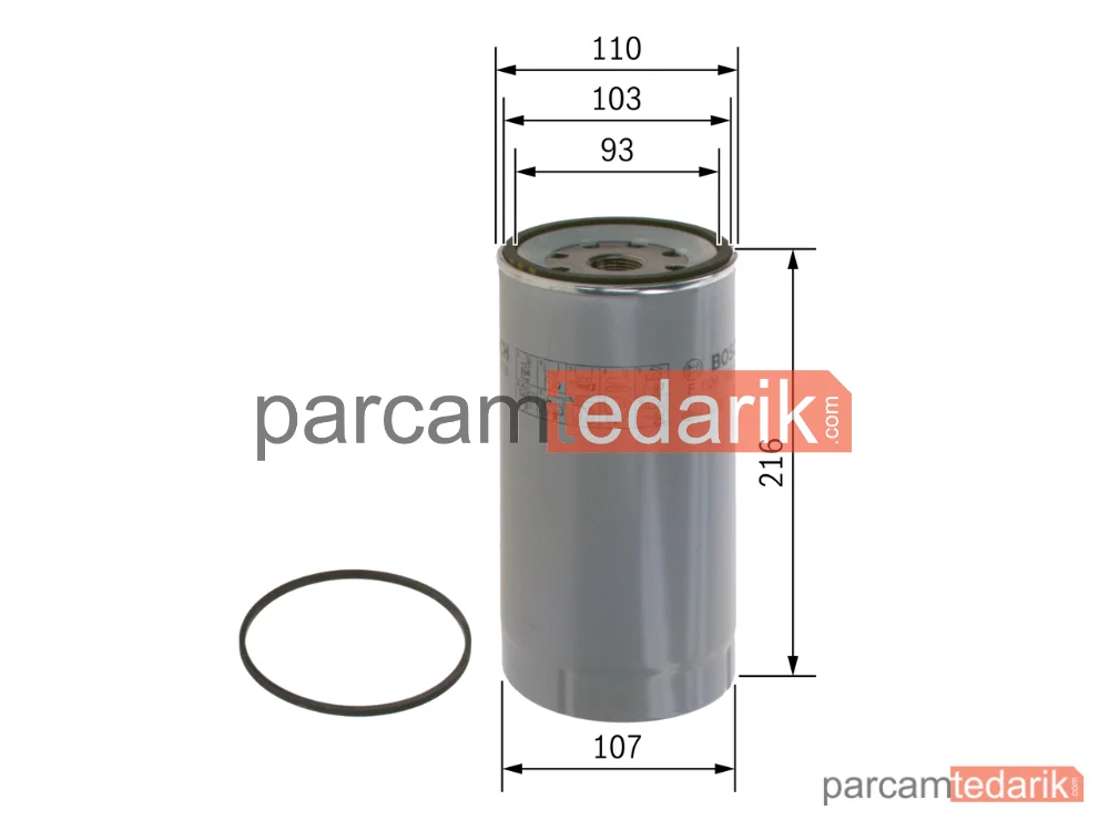 BOSCH F026402138 | Yakıt Filtresi — Mercedes-Benz Actros MP2 / MP3