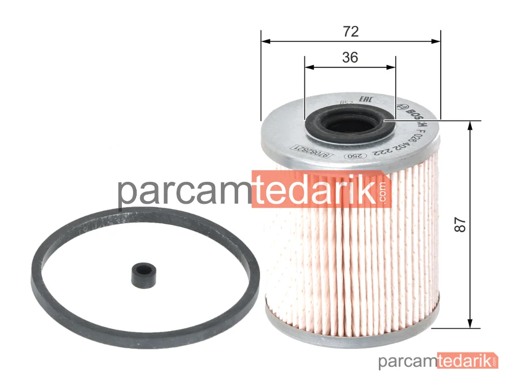 BOSCH F026402222 | Yakıt Filtresi — Nissan NV400, Renault Master III