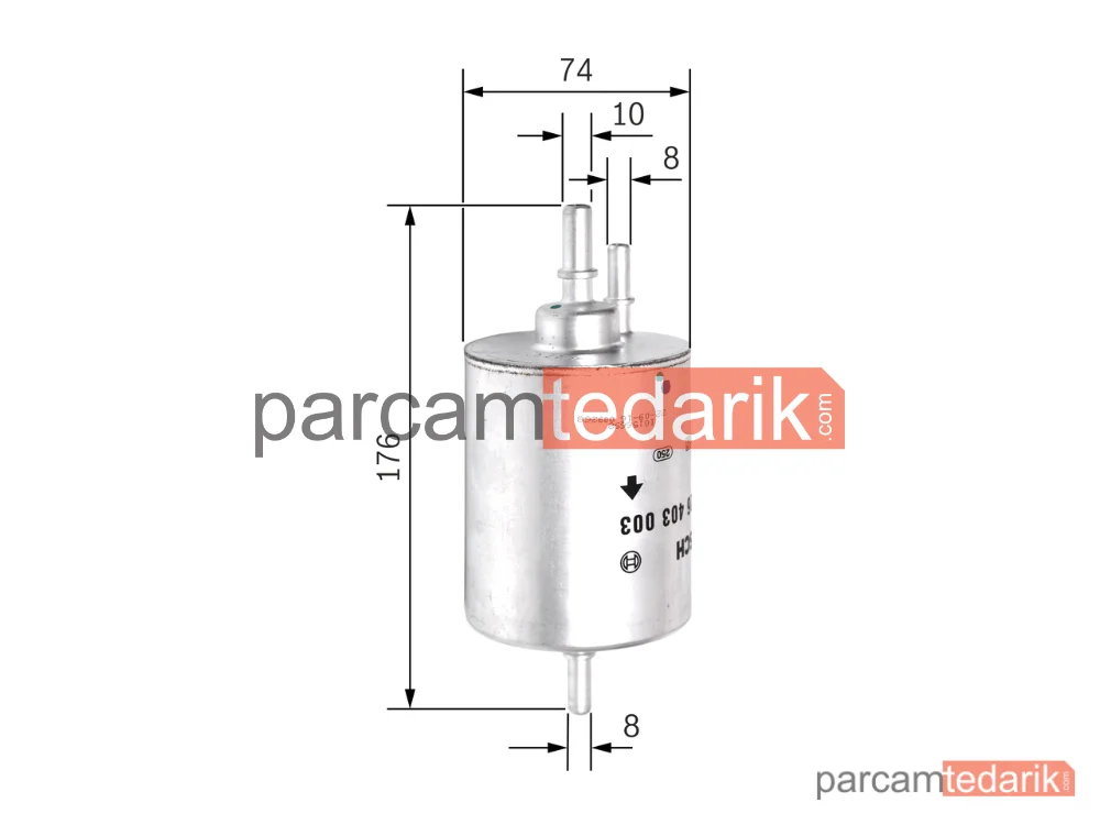 F026403003 | Yakıt Filtresi — Audi A6 C6, Audi A8 D3