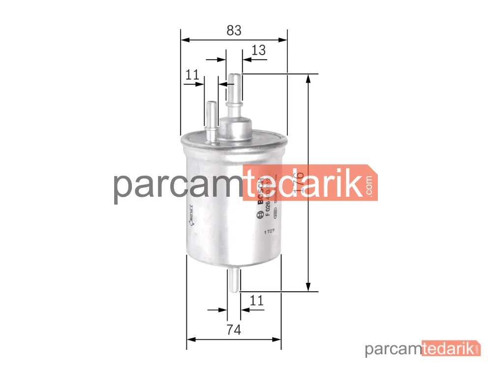 F026403012 | Yakıt Filtresi — Audi A6 C6, Audi A4 B7, Audi R8