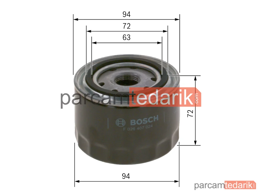 BOSCH F026407024 | Yağ Filtresi