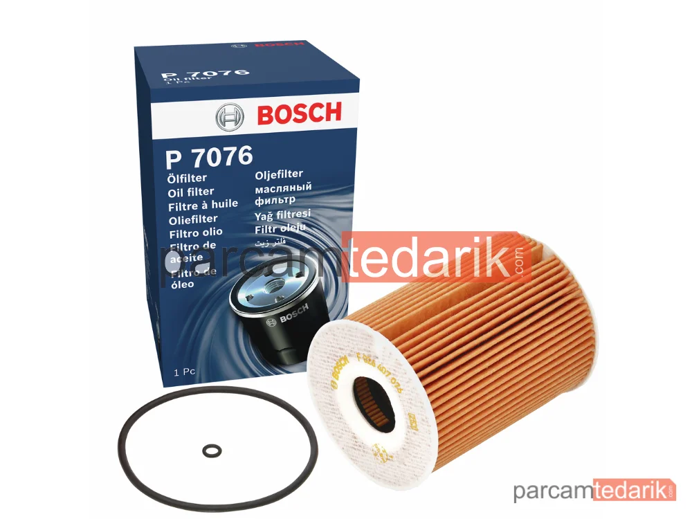 BOSCH F026407076 | Yağ Filtresi — Mercedes-Benz M-Serisi, Mercedes-Benz S-Serisi, Mercedes-Benz E-Serisi