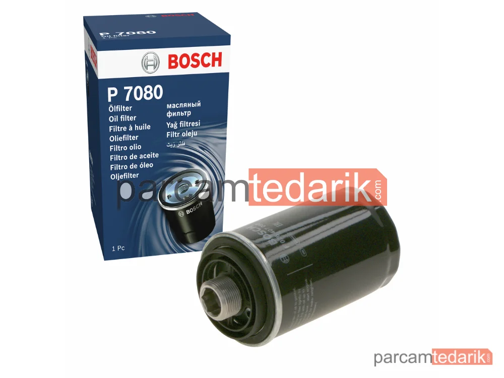 BOSCH F026407080 | Yağ Filtresi — Audi A4 B8, Audi A5, Audi TT