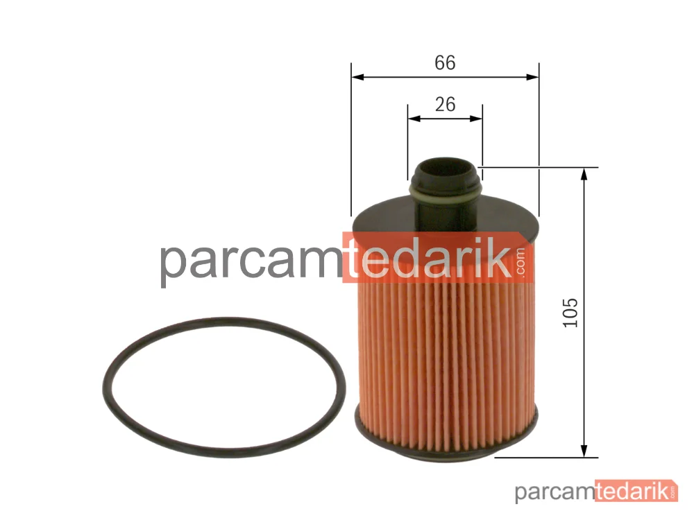 BOSCH F026407096 | Yağ Filtresi — Lancia Delta III, Fiat Bravo II, Fiat Grande Punto
