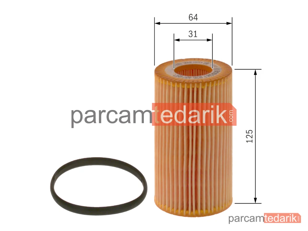 BOSCH F026407097 | Yağ Filtresi — Volvo V60 I, Volvo XC60 I Suv, Volvo S60 II