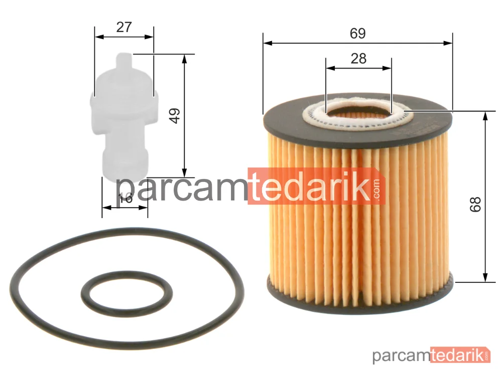 BOSCH F026407098 | Yağ Filtresi — Toyota Camry, Lexus RX, Lexus NX