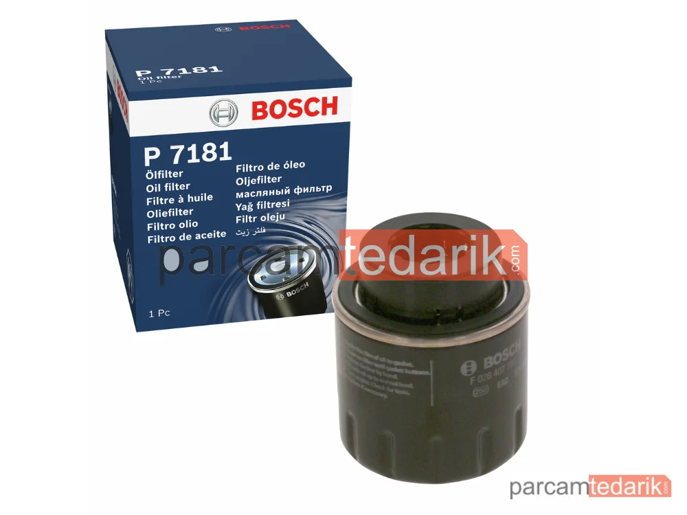 F026407181 | Yağ Filtresi — VW Golf VI, VW Touran, VW Eos
