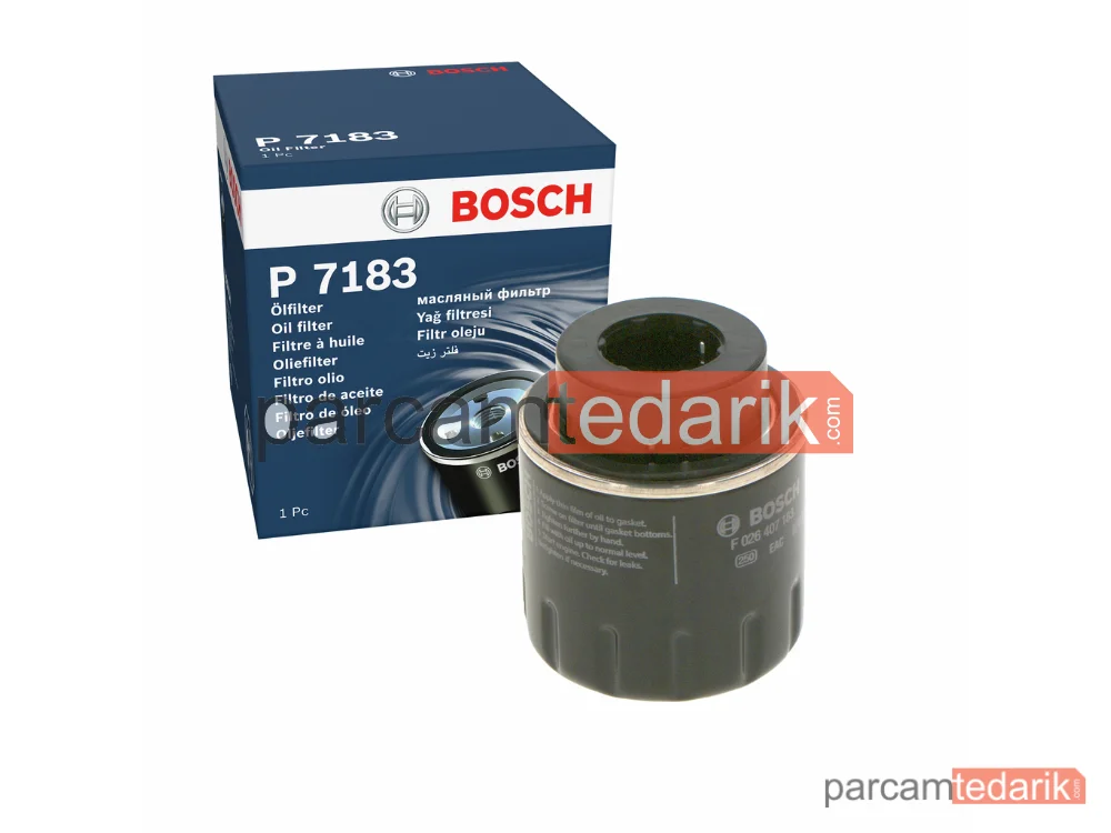 F026407183 | Yağ Filtresi — VW Golf VI, VW Jetta IV, VW Passat B7