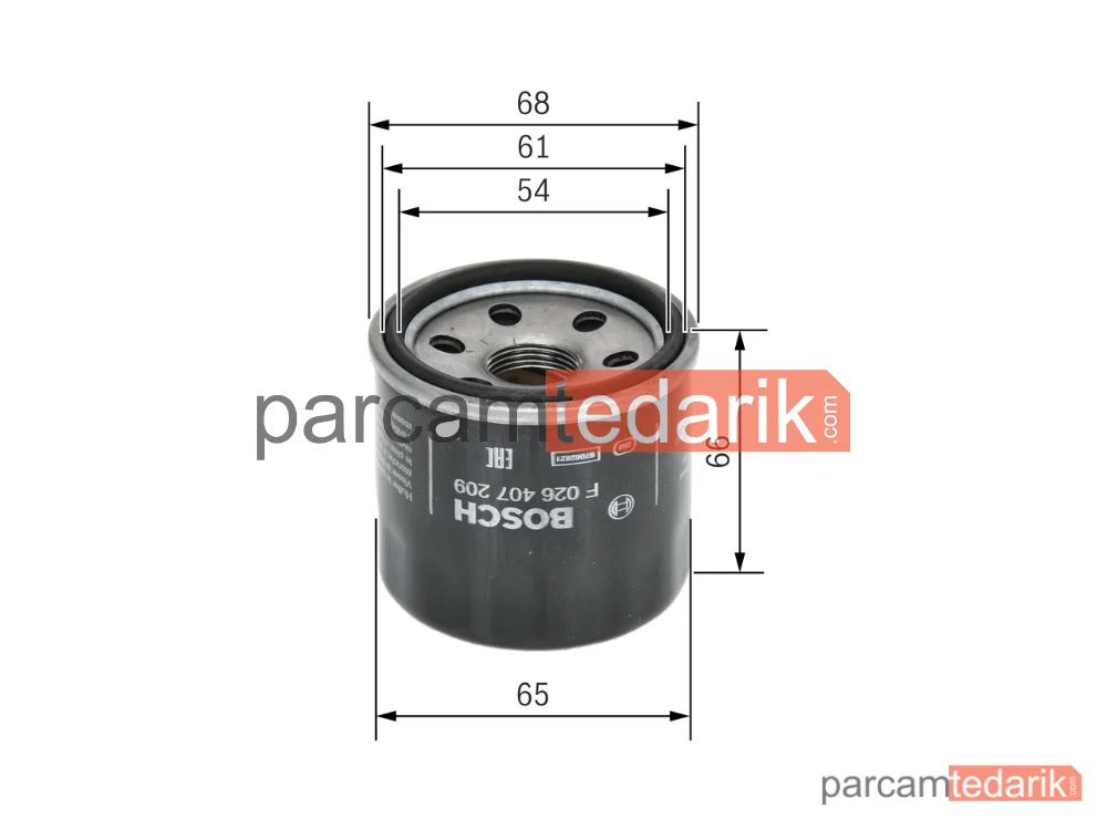 Yağ Filtresi — Dacia Duster, Infiniti Q50, Renault Megane IV - F026407209