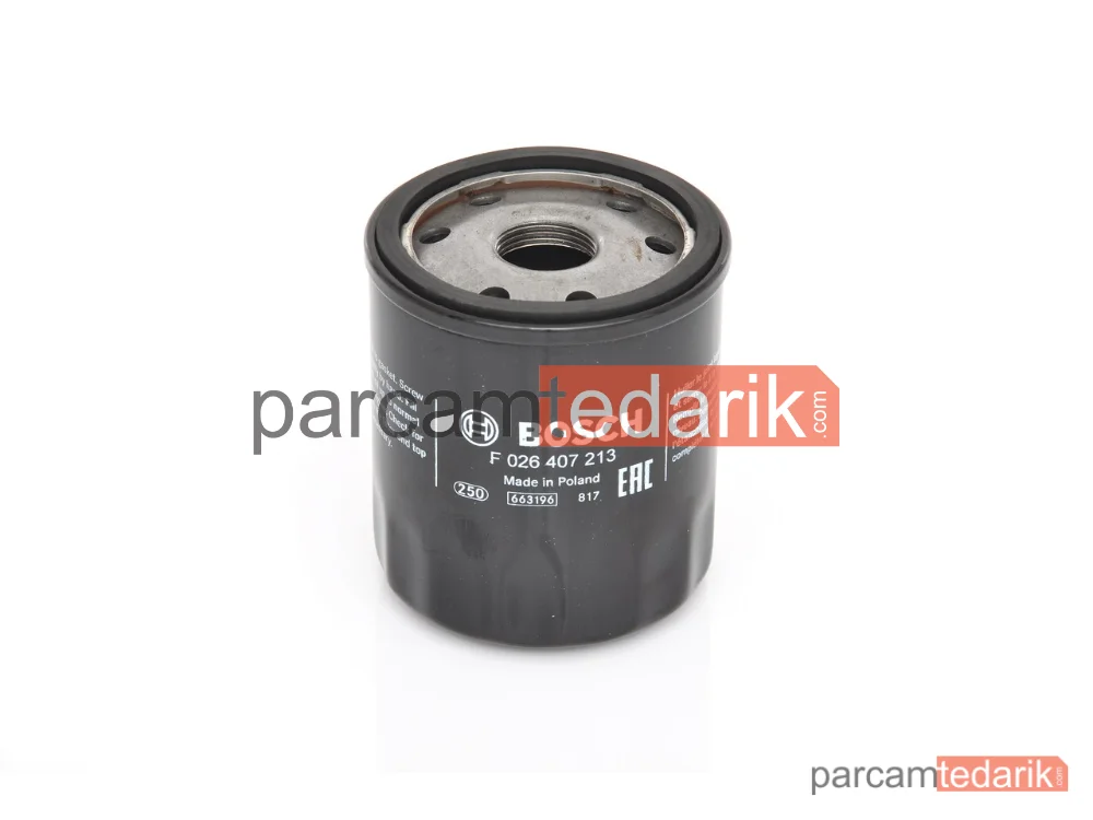 BOSCH F026407213 | Yağ Filtresi — Opel Astra K, Opel Insignia B Grand Sport, Opel Insignia B