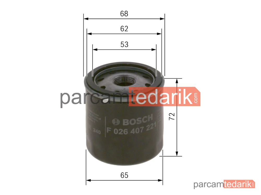 BOSCH F026407221 | Yağ Filtresi