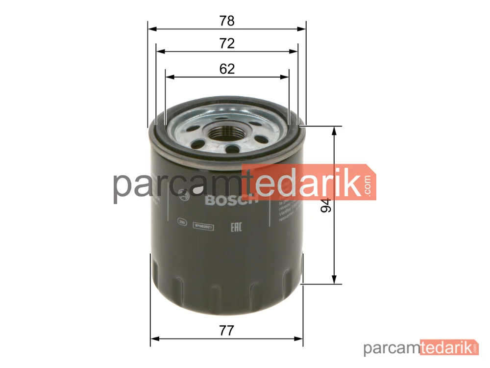 F026407268 | Yağ Filtresi — Citroen Jumper III, Peugeot Boxer, Opel Zafira Life