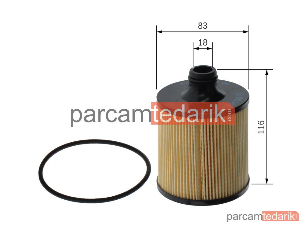 BOSCH F026407273 | Yağ Filtresi — Audi A8 D5, Audi Q7, Audi Q8