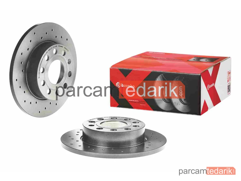 0894881X | Fren Diski (Arka, Delikli, 256x12 mm, 5×112) — VW Golf V, Skoda Octavia II Combi, VW Jetta III