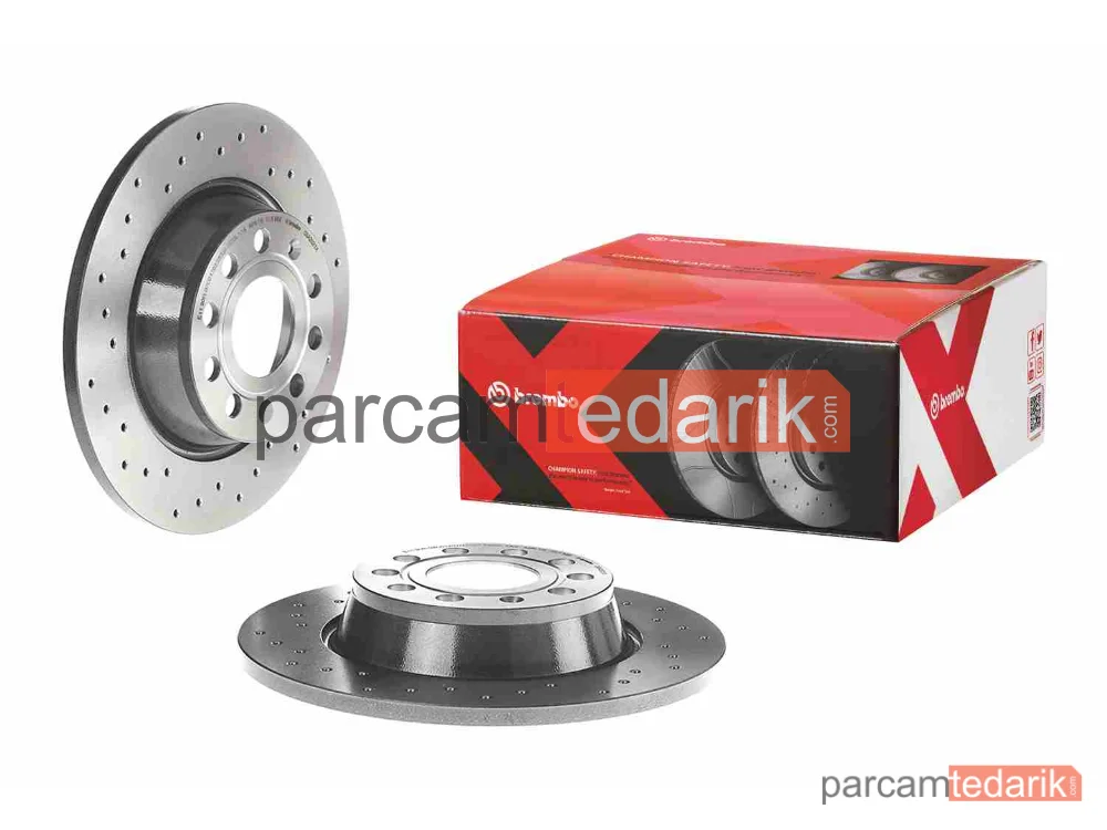 08A2021X | Fren Diski (Arka, Delikli, 282x12 mm, 5×112) — VW Golf V, VW Passat B6 Variant, VW Tiguan