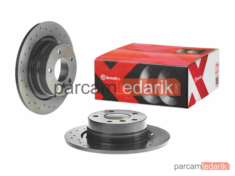 08A2051X | Fren Diski (Arka, Delikli) — BMW 1, BMW 3, BMW 3 Coupe