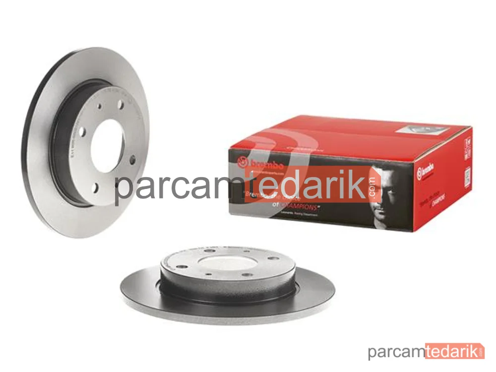 08A60711 | Fren Diski (Arka) — Smart Forfour, Mitsubishi Colt VI, Mitsubishi Colt Czc VI Cabrio