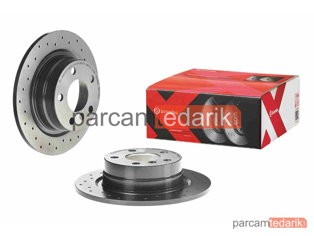 08C1151X | Fren Diski (Arka, Delikli, Xtra) — BMW 1, BMW 2 Coupe, BMW 2 Cabrio