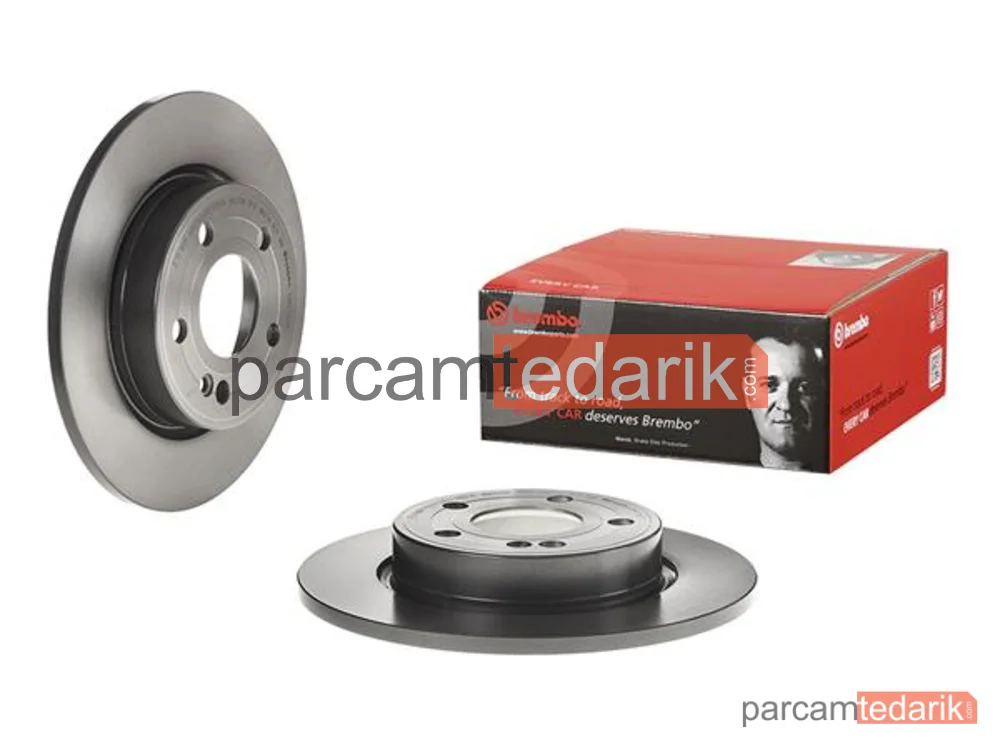 08D75811 | Fren Diski (Arka) — Mercedes-Benz A-Serisi, Mercedes-Benz B-Serisi, Mercedes-Benz Cla