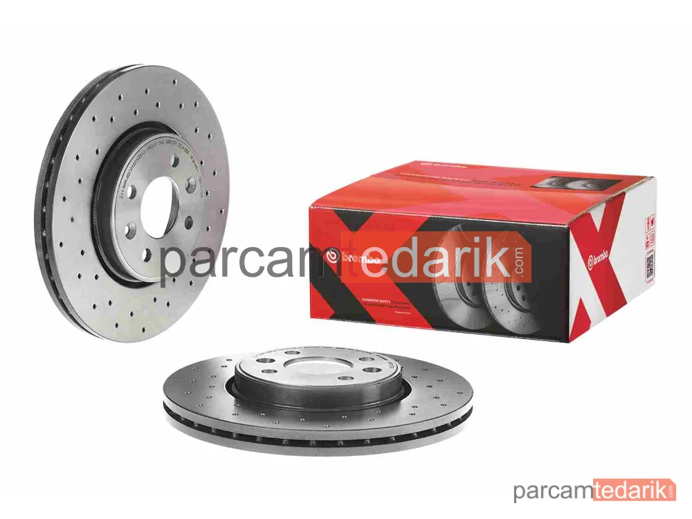 Fren Diski (Ön, Delikli) — Renault Megane II, Renault Megane II Coupé-Cabriolet, Renault Megane Scénic - 0981372X