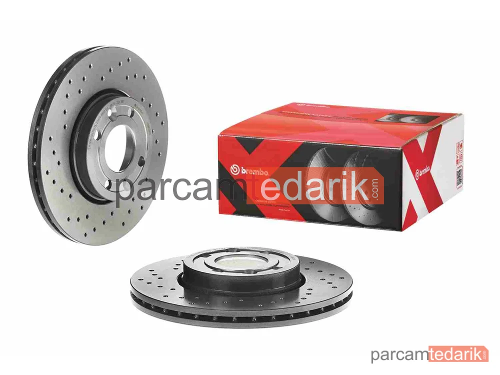 Fren Diski (Ön, Delikli, Xtra) — Renault Clio III, Renault Modus / Grand Modus, Renault Clio III Grandtour - 0990781X
