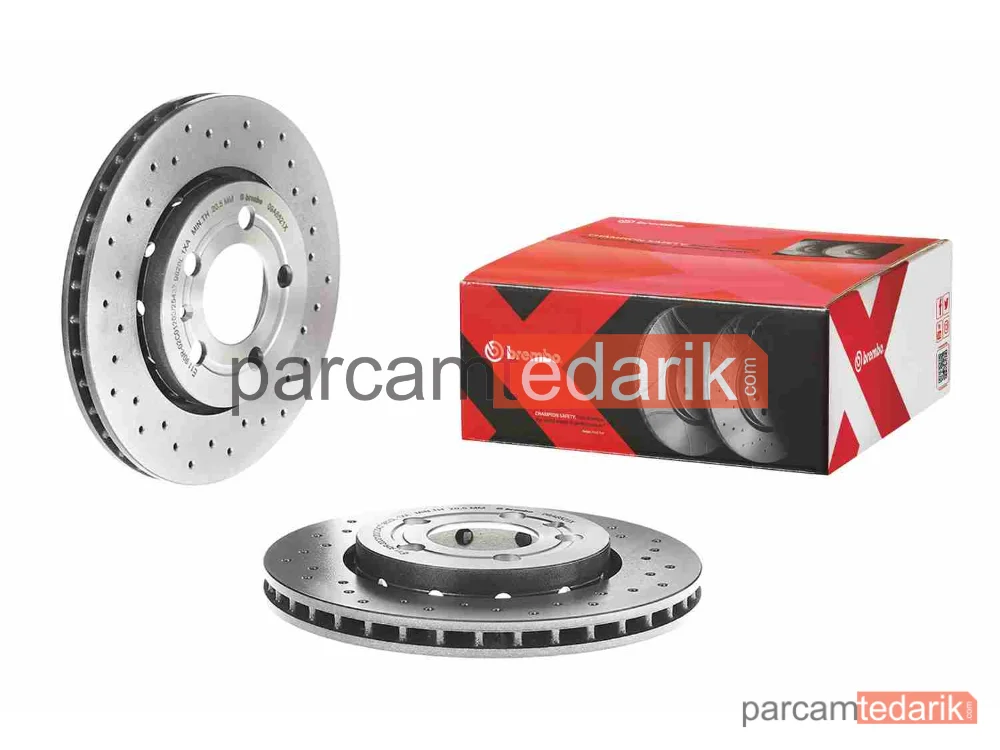 09A6521X | Fren Diski (Arka, Delikli, 256x22 mm, 5×100) — Seat Leon, VW Bora Variant, VW Golf IV