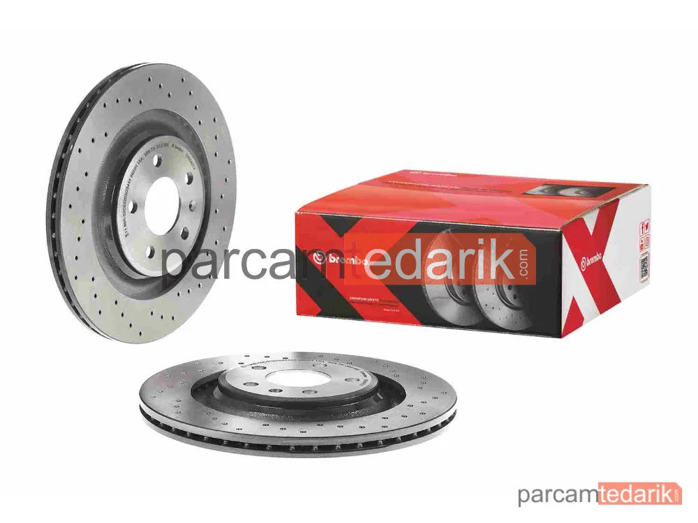 09B0401X | Fren Diski (Arka, Delikli, 330x22 mm, 5×112) — Audi Q5, Audi A4 B8, Audi A5