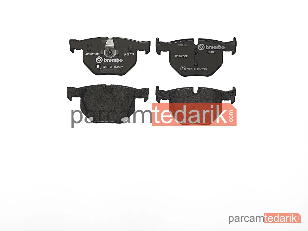 P06033 | Fren Balatası (Arka) — BMW 5, BMW 5 Touring, BMW 6