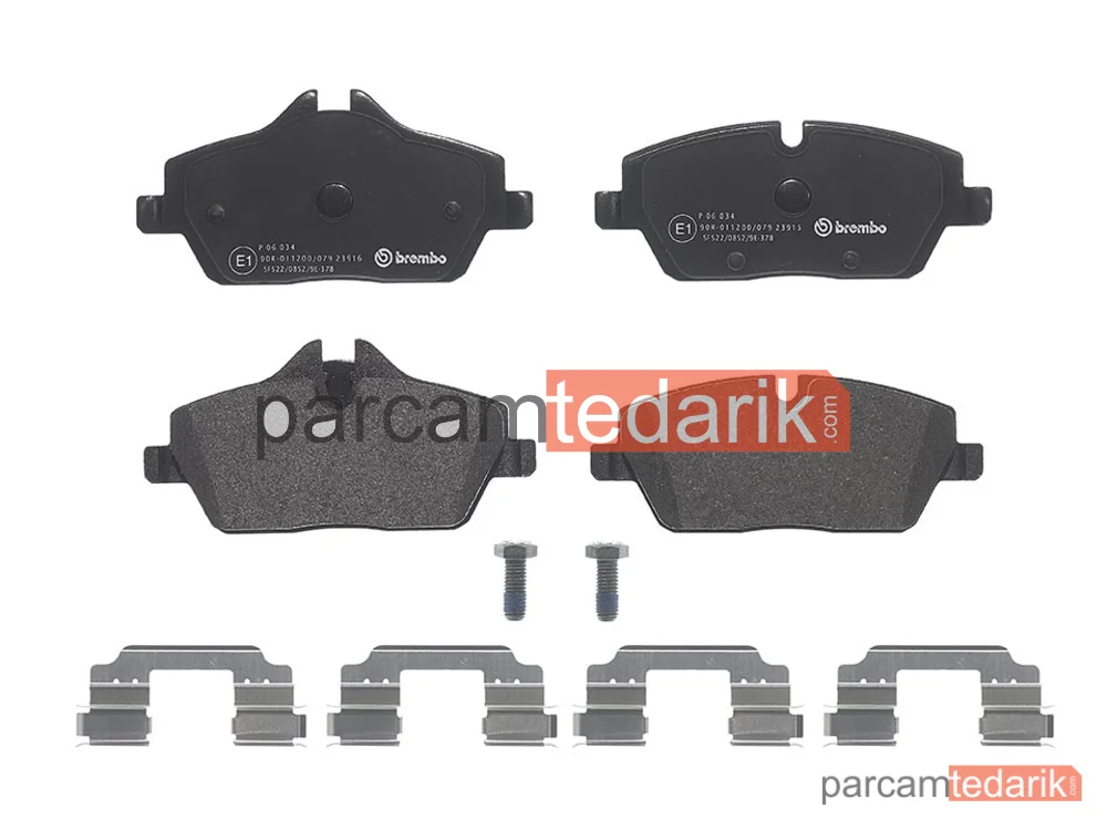 P06034 | Fren Balatası (Ön) — Mini, Mini Clubman, Mini Cabrio