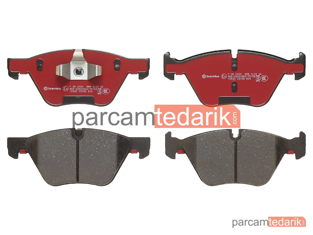 BREMBO P06040X | Fren Balatası (Ön, Xtra) — BMW 1, BMW 1 Cabrio, BMW 1 Coupe