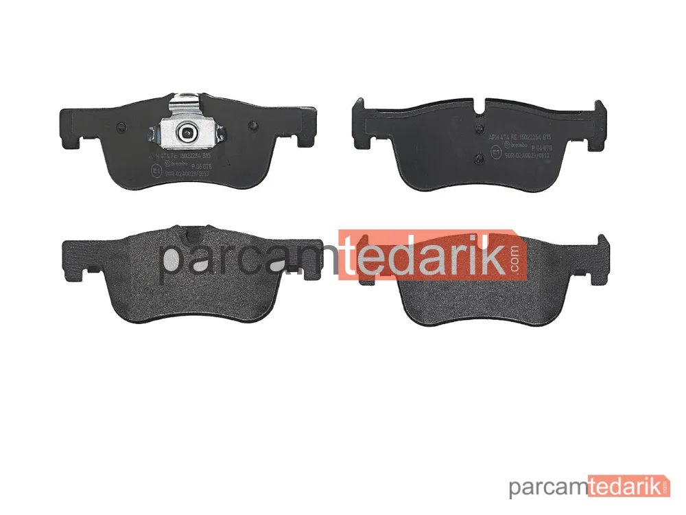 P06078 | Fren Balatası (Ön) — BMW 1, BMW 2 Coupe, BMW 2 Cabrio