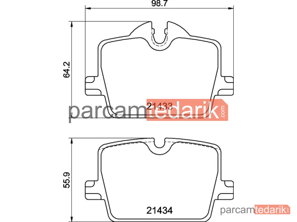 BREMBO P06114 | Fren Balatası (Arka) — BMW 3, BMW 3 Touring, BMW Z4 Roadster