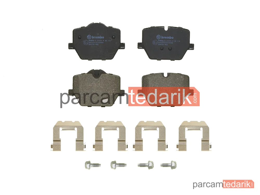 BREMBO P06116 | Fren Balatası (Arka) — BMW 3, BMW 3 Touring, BMW 4 Coupe