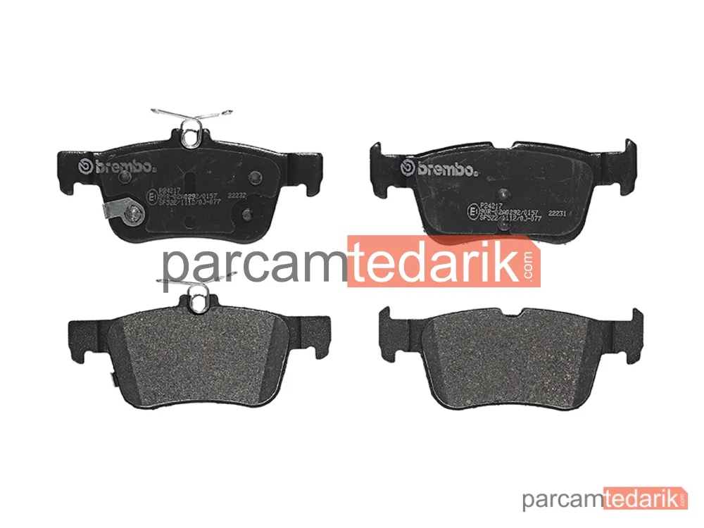 P24217 | Fren Balatası (Arka, Max) — Ford Mondeo V, Ford Galaxy III, Ford Kuga II