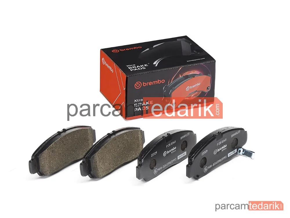 P28034X | Fren Balatası (Ön) — Honda Civic VIII, Honda Accord IX, Honda Civic VII