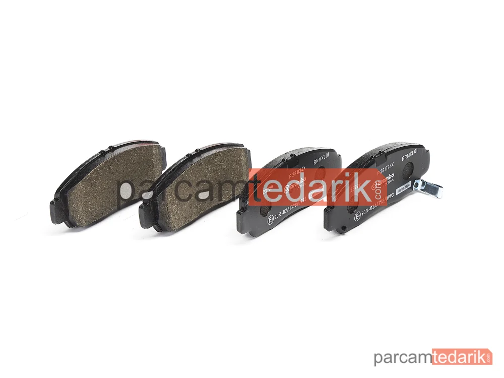 BREMBO P28034X | Fren Balatası (Ön) — Honda Civic VIII, Honda Accord IX, Honda Civic VII