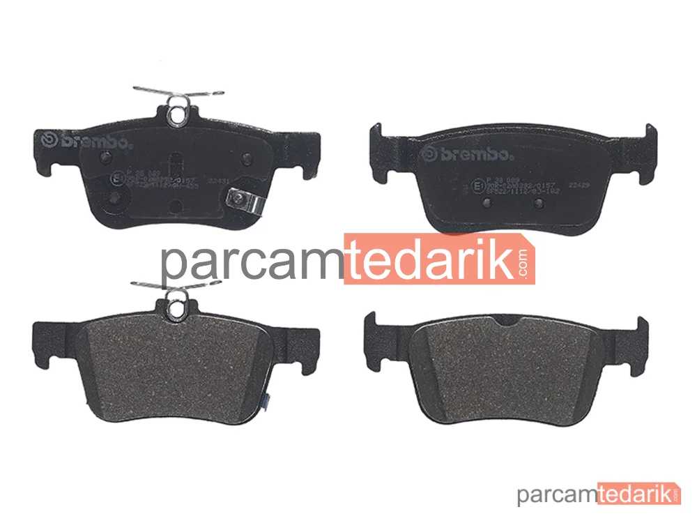 P28089 | Fren Balatası (Arka) — Honda Civic X, Honda e, Honda Civic XI
